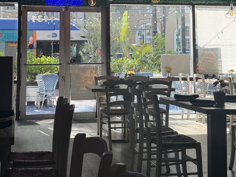 Poseidon Greek Seafood Restaurant interior